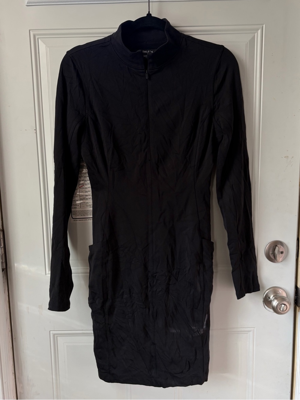 Athleta "Delancey" Mock-Neck Half-Zip Dress